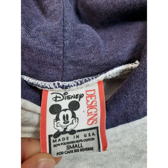 Vtg 90's Disney Designs Mickey Mouse Hoodie S USA - Picture 2 of 12